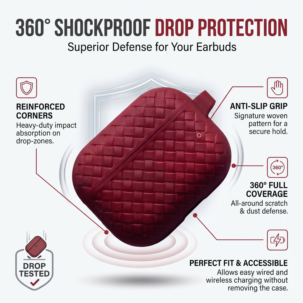 Silicone Earbuds Case – 6 Colours