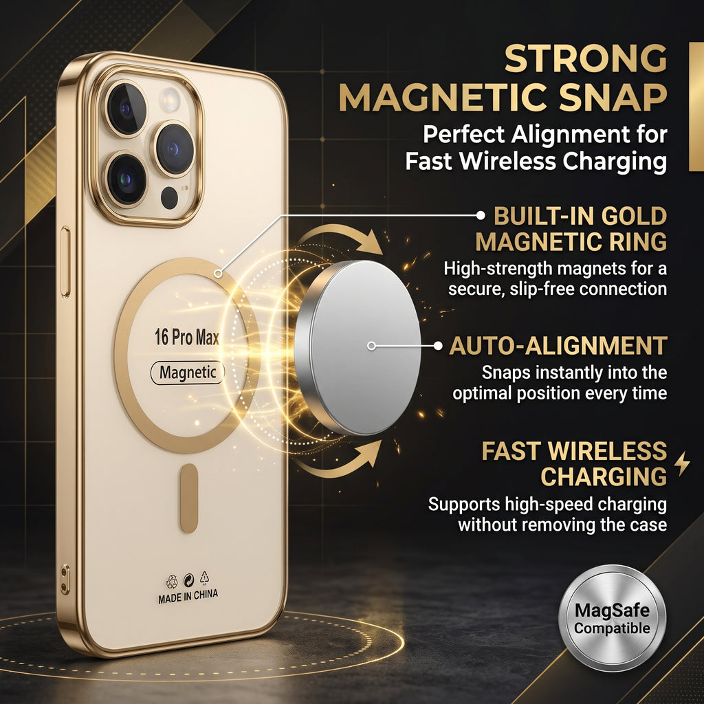 iPhone 16 Pro Max Desert Titanium Magnetic Case