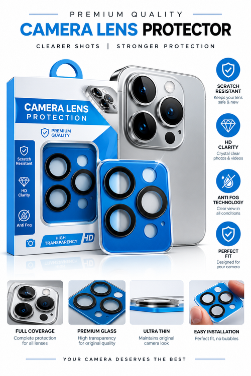 iPhone 15 Pro Max Camera Lens Protector