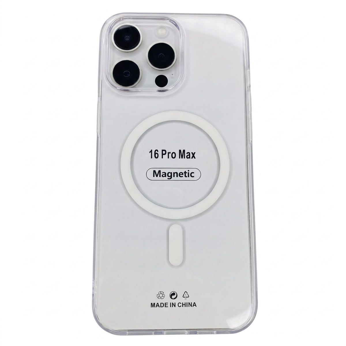 iPhone 16 Pro Max Clear Magnetic Case