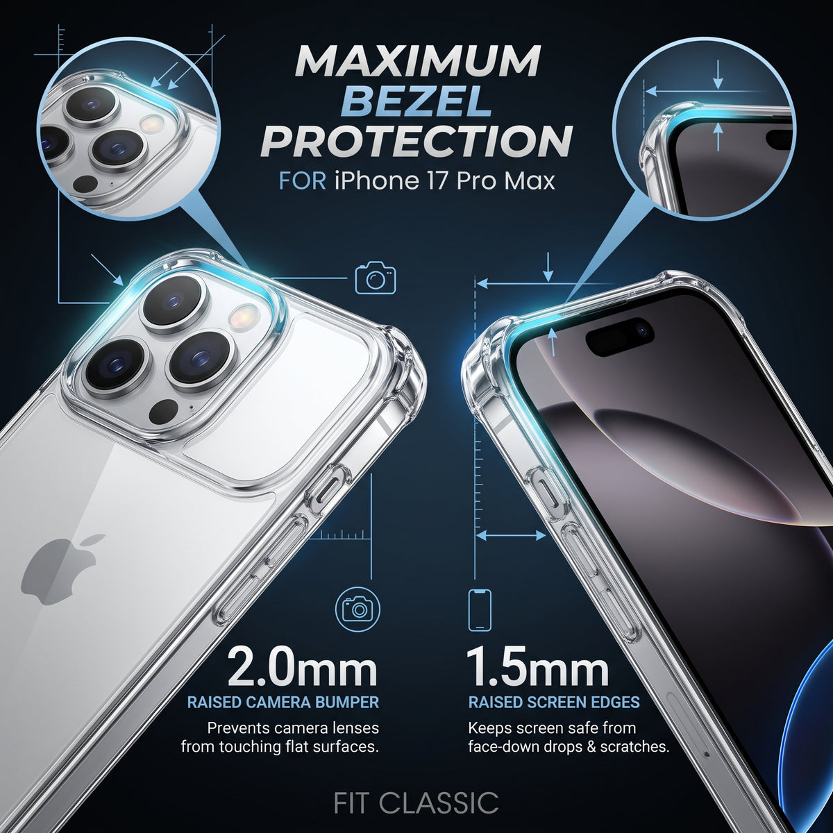 iPhone 17 Pro Max Case – 3 Colours